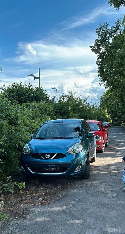 Blau Gebraucht 2017 Nissan Micra Acenta Kleinwagen | 4.999 € (Superpreis) - Bild 1/1