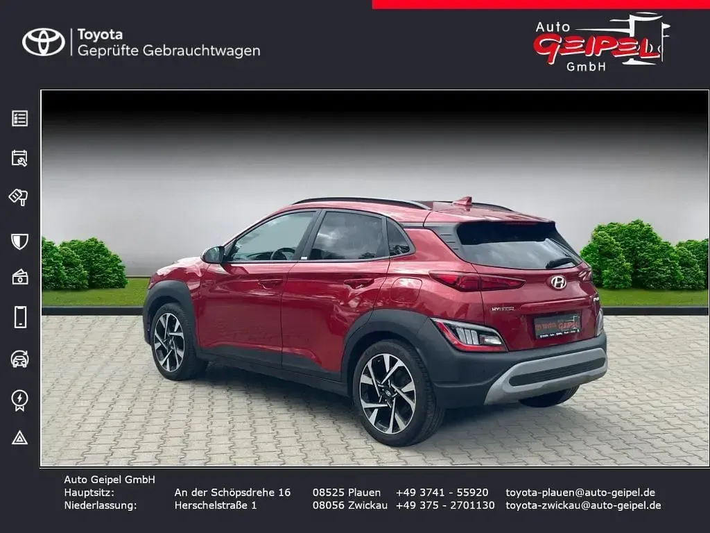 Gebraucht Hyundai Kona Intro Edition 120 PS (88 kW) 2021 Rot SUV