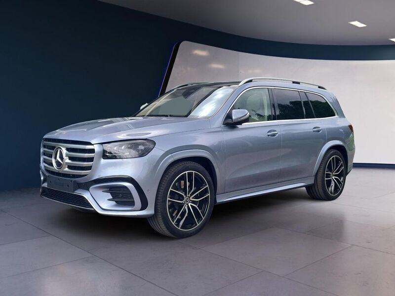 Cote d'azur hellblau metalli Neu 2025 Mercedes GLS580 AMG SUV | 136.990 € (Fairer Preis) - Bild 1/4