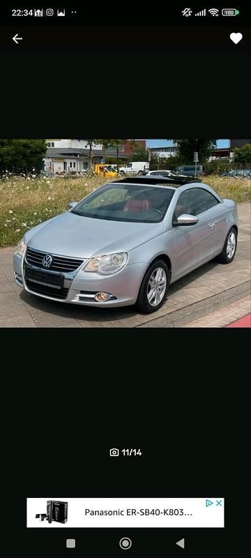 Gebraucht VW Eos 2009 Silber Cabrio