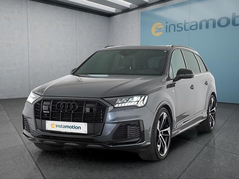 Grau Gebraucht 2021 Audi Q7 SUV | 59.899 € (Teuer) - Bild 1/4
