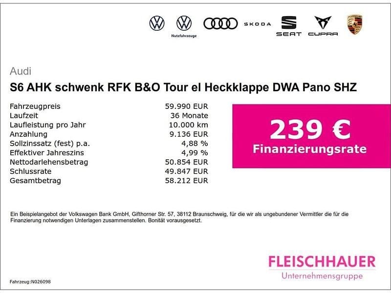 Gebraucht Audi S6 Ambiente 349 PS (256 kW) 2019 Grau Kombi