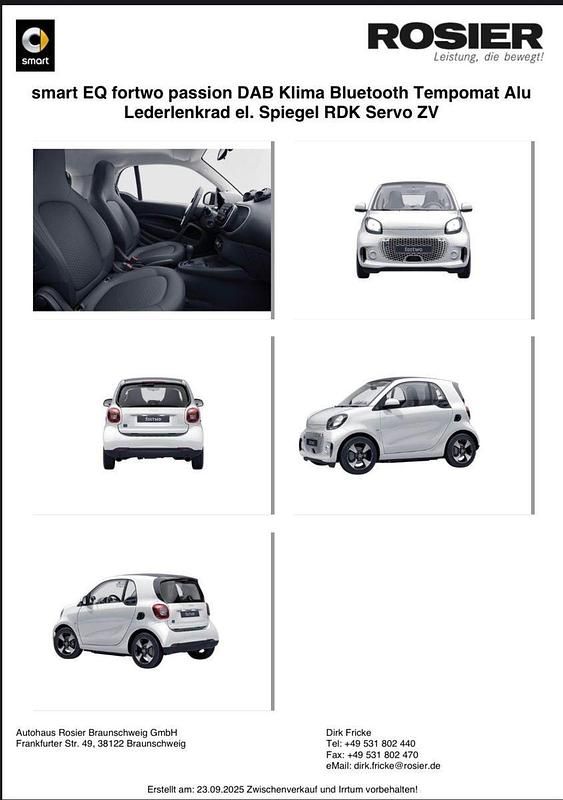 Gebraucht Smart ForTwo Coupé 60 kW (82 PS) 2022 Weiß Coupé