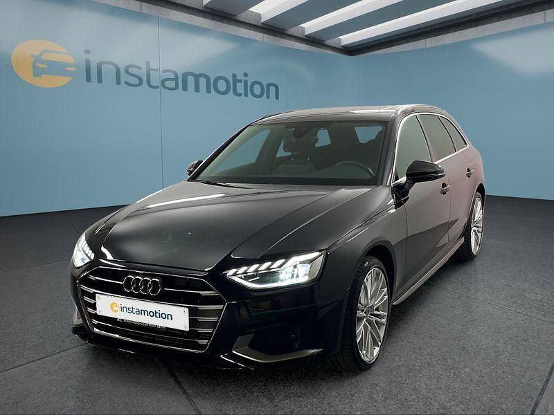 Schwarz Gebraucht 2021 Audi A4 S-Line Kombi | 27.399 € (Fairer Preis) - Bild 1/4