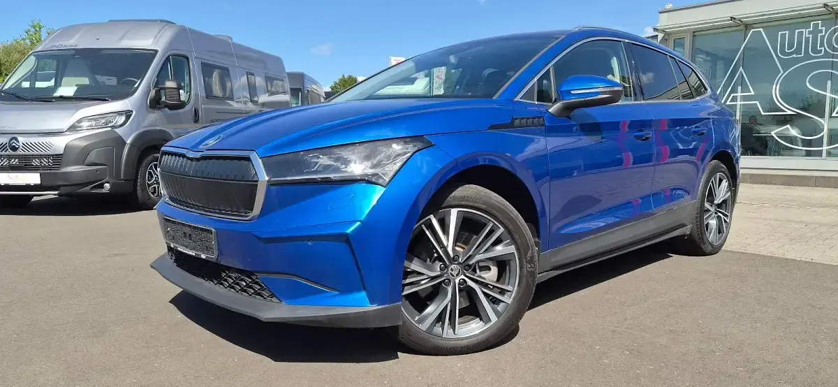 Gebraucht Skoda Enyaq iV Loft 150 kW (204 PS) 2022 Blau SUV