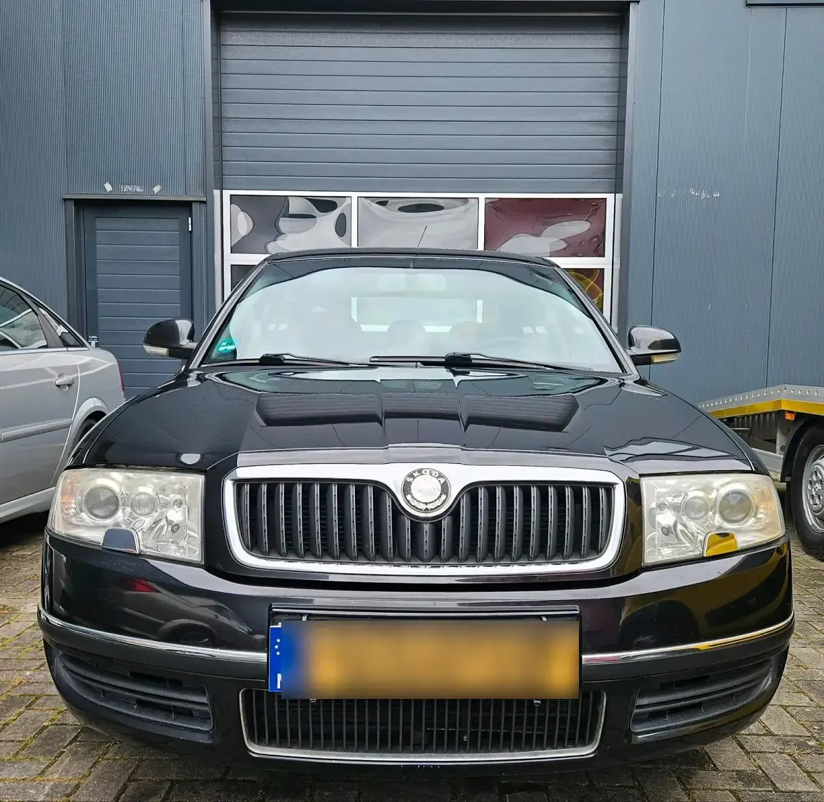 Gebraucht Skoda Superb 140 PS (102 kW) 2007 Schwarz Limousine