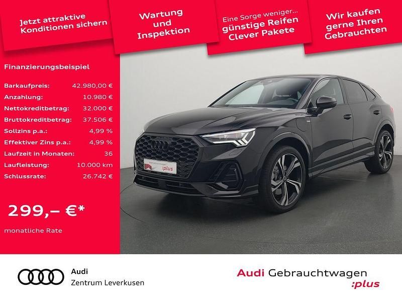 Mythosschwarz Gebraucht 2022 Audi Q3 Sportback S-Line SUV | 42.980 € (Teuer) - Bild 1/4