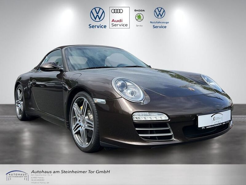 Braun Gebraucht 2009 Porsche 997 Chrono Cabrio | 89.000 € - Bild 1/4