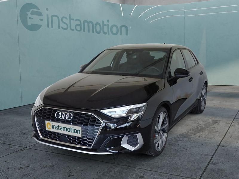 Schwarz Gebraucht 2023 Audi A3 Sportback Kleinwagen | 32.649 € (Teuer) - Bild 1/4