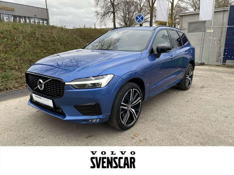 Bursting blue metallic / metal Gebraucht 2021 Volvo XC60 R-Design SUV | 40.990 € (Teuer) - Bild 1/4