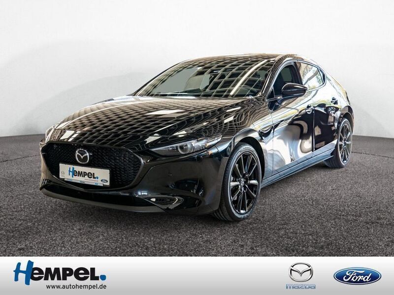 Schwarz Neu 2024 Mazda 3 Exclusive-Line Limousine | 31.990 € (Fairer Preis) - Bild 1/4