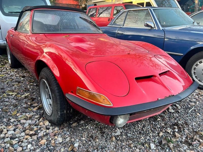 Gebraucht Opel GT 90 PS (66 kW) 1969 Rot Cabrio