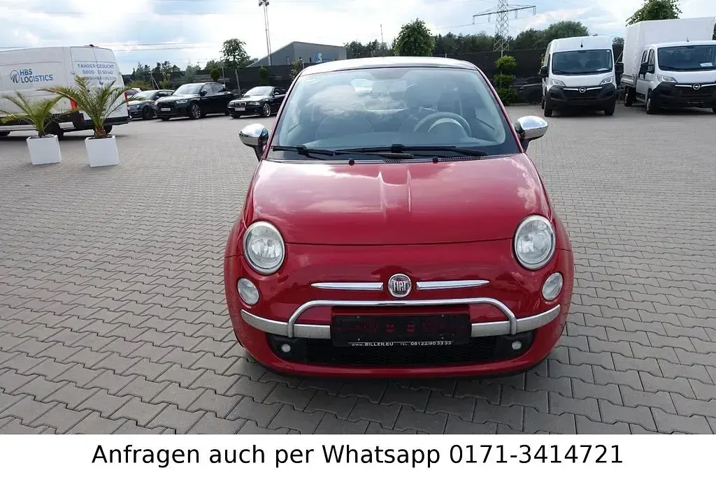 Gebraucht Fiat 500 Lounge 69 PS (50 kW) 2008 Garanzarot Kleinwagen
