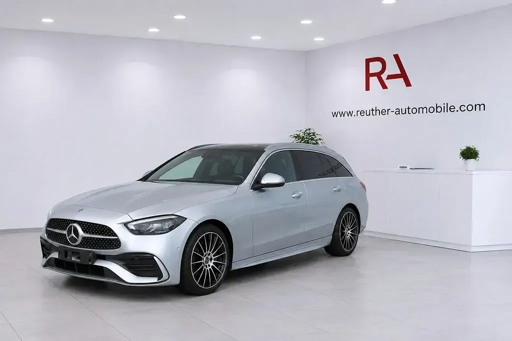 Gebraucht Mercedes C220 AMG line 200 PS (147 kW) 2023 Silber Limousine