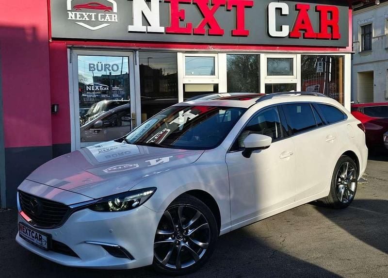 Gebraucht Mazda 6 Nakama 175 PS (128 kW) 2017 Satinweiss metallic Kombi