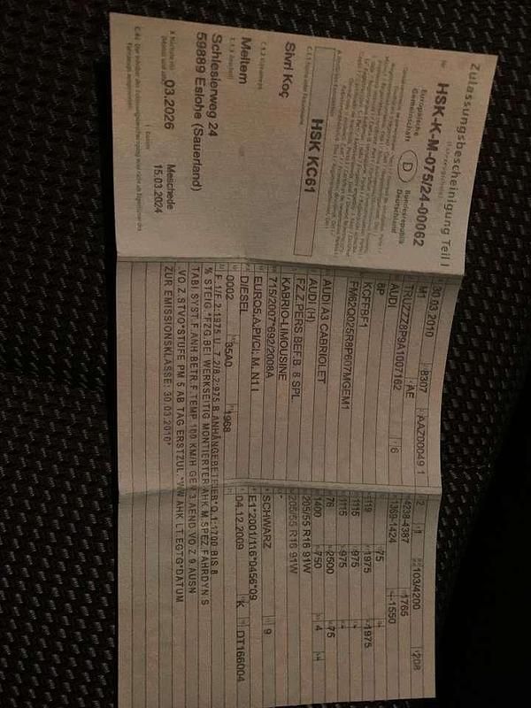 Gebraucht 2010 Audi A3 Cabriolet Ambition Cabrio | 8.500 € (Fairer Preis) - Bild 1/4