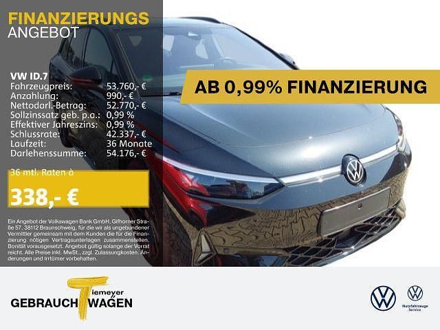 Schwarz Gebraucht 2024 VW ID.7 GTX Limousine | 53.760 € (Guter Preis) - Bild 1/3