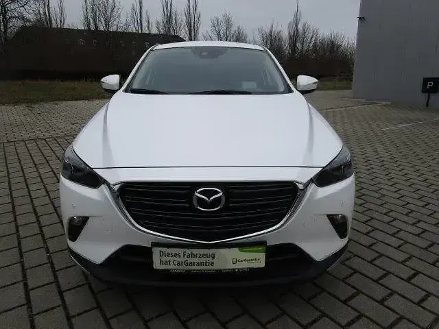 Gebraucht Mazda CX-3 Sports-Line 121 PS (88 kW) 2019 Satinweiß metallic SUV