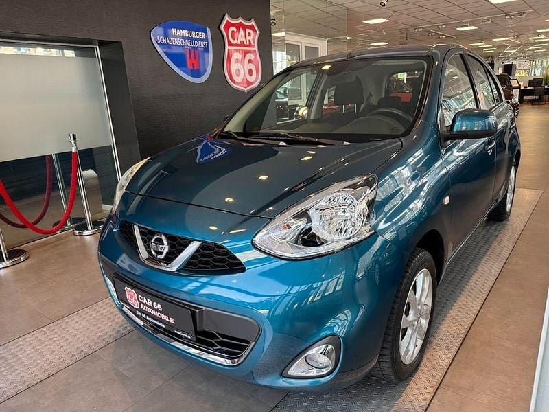 Türkis Gebraucht 2016 Nissan Micra Acenta Kleinwagen | 6.990 € (Fairer Preis) - Bild 1/4