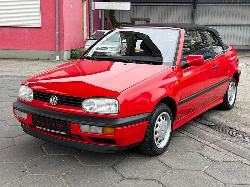 Rot Gebraucht 1995 VW Golf Cabriolet Cabrio | 1.500 € - Bild 1/4