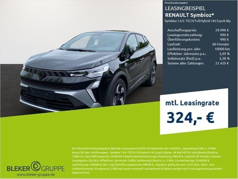 Schwarz Neu 2024 Renault Symbioz SUV | 29.990 € (Guter Preis) - Bild 1/3