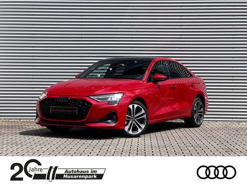 Progressivrot metallic Gebraucht 2024 Audi A3 Advanced Plus Limousine | 37.990 € (Teuer) - Bild 1/4