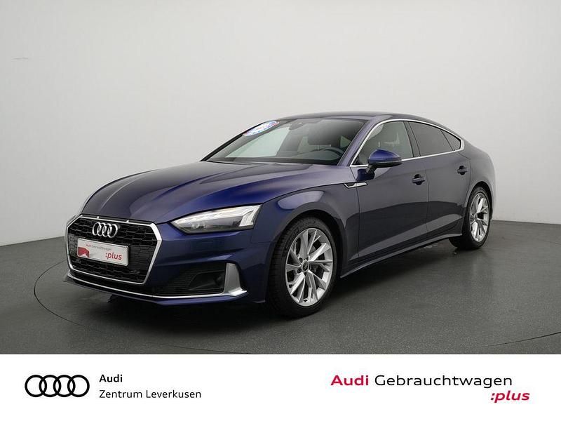 Blau Gebraucht 2022 Audi A5 Sportback Advanced Kleinwagen | 28.980 € (Fairer Preis) - Bild 1/4