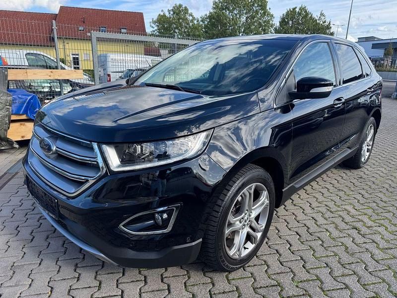 Schwarz Gebraucht 2016 Ford Edge Titanium SUV | 11.999 € (Superpreis) - Bild 1/4