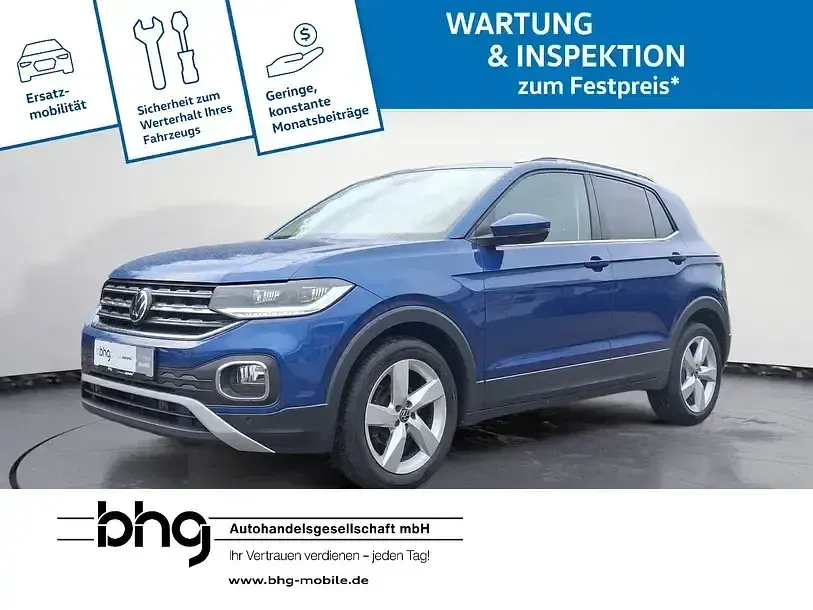 Gebraucht VW T-Cross Style 110 PS (80 kW) 2021 Blau SUV