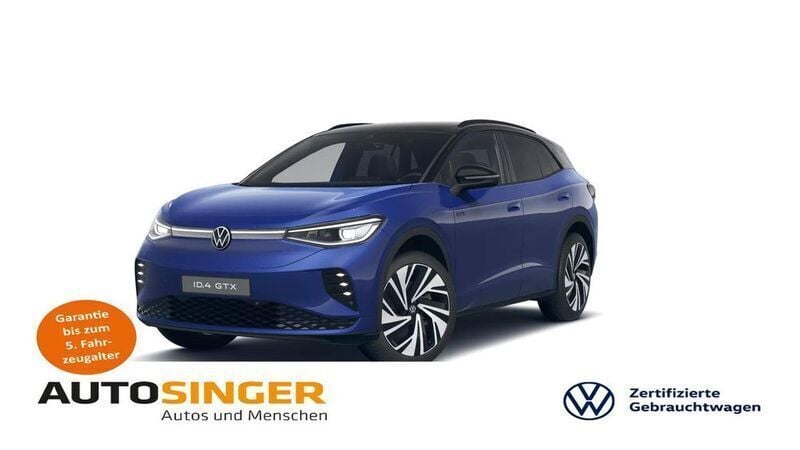 Blau Gebraucht 2024 VW ID.4 GTX SUV | 46.670 € (Superpreis) - Bild 1/3