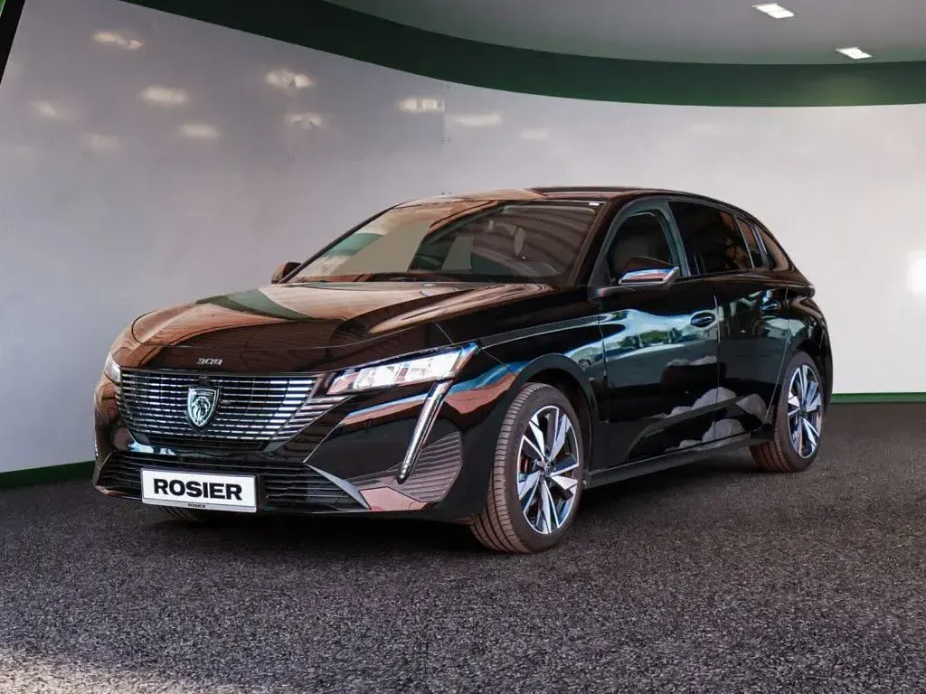Gebraucht Peugeot 308 Allure 131 PS (96 kW) 2024 Schwarz / perla nera schwarz Limousine
