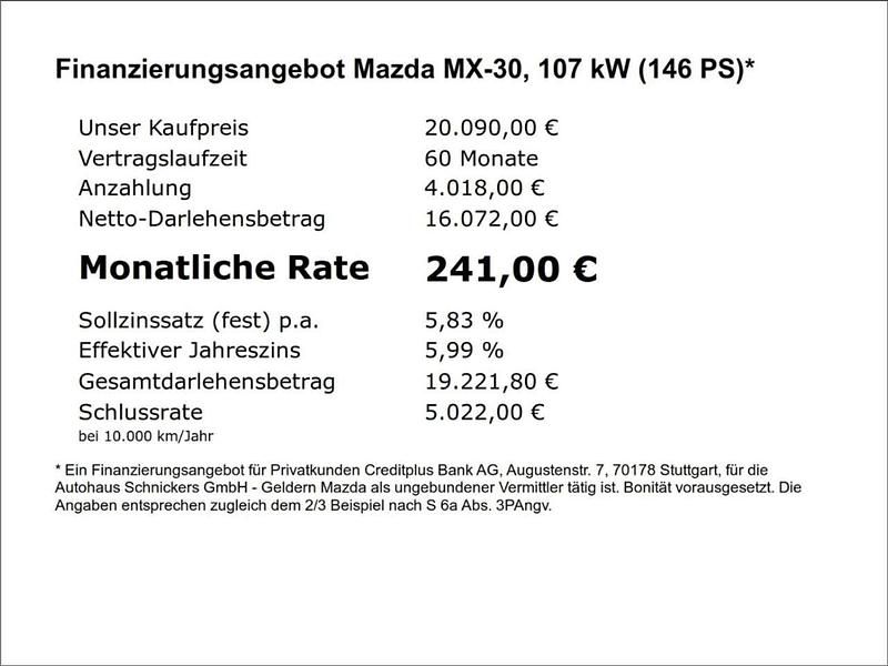 Gebraucht Mazda MX30 106 kW (145 PS) 2021 Matrixgrau SUV