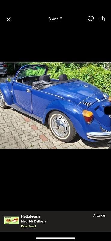 Gebraucht VW Käfer 48 PS (35 kW) 1980 Blau Cabrio
