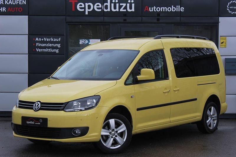 Gebraucht VW Caddy Maxi Edition 105 PS (77 kW) 2013 Gelb Van / Kleinbus