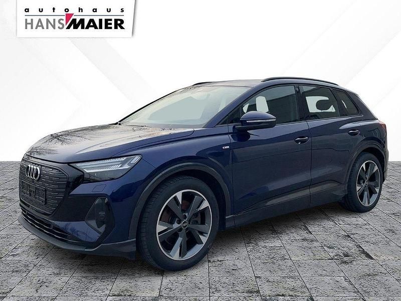 Gebraucht Audi Q4 e-tron S-Line 150 kW (204 PS) 2022 Blau SUV