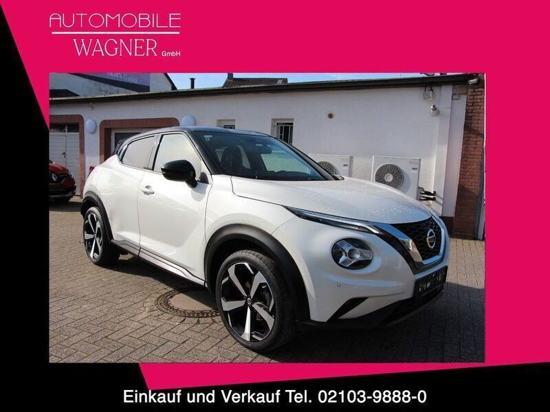 Weiß Gebraucht 2021 Nissan Juke Tekna SUV | 17.490 € (Etwas zu teuer) - Bild 1/4