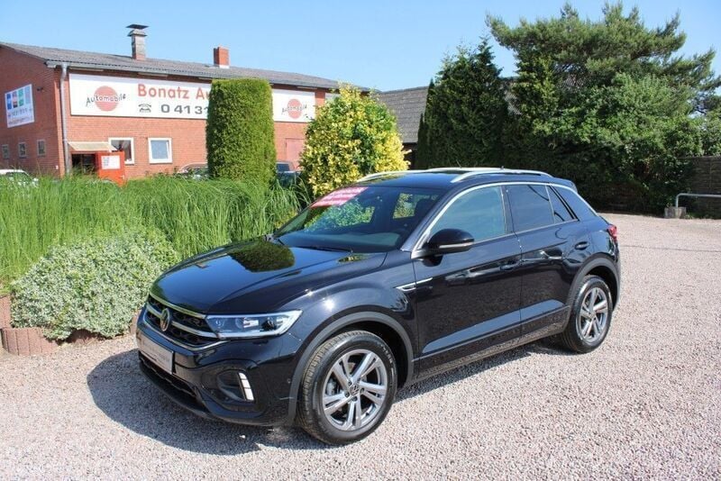 Deep black pearlescent Gebraucht 2023 VW T-Roc R-line SUV | 28.980 € (Fairer Preis) - Bild 1/4
