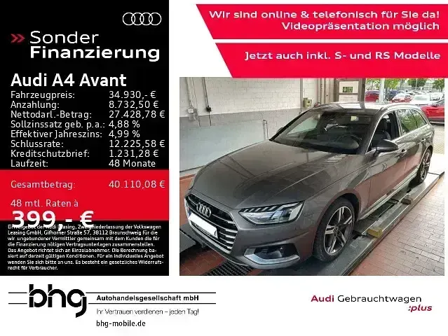 Gebraucht Audi A4 S-Line 265 PS (194 kW) 2022 Kombi