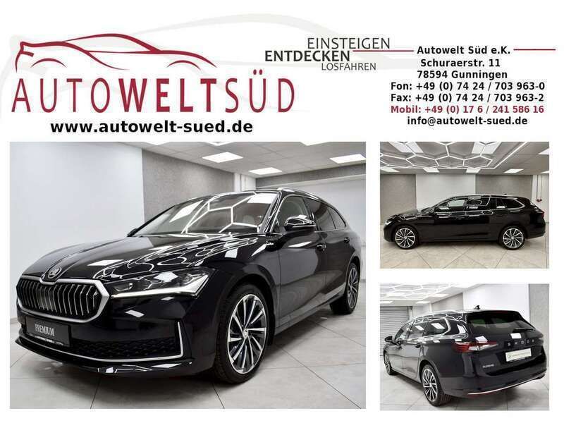Mythosschwarz Gebraucht 2024 Skoda Superb Kombi | 47.490 € (Guter Preis) - Bild 1/4