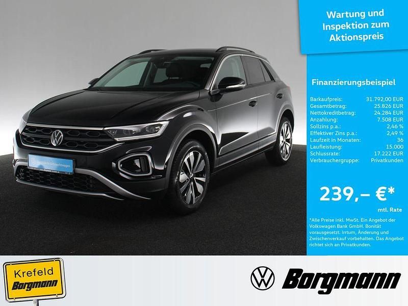 Schwarz / deep black Gebraucht 2025 VW T-Roc Goal SUV | 31.792 € (Fairer Preis) - Bild 1/2
