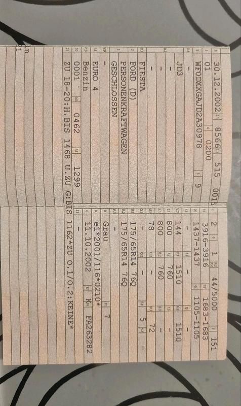 Gebraucht Ford Fiesta 75 PS (55 kW) 2002 Grau Kleinwagen