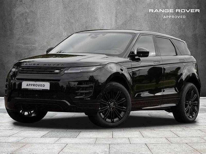 Santorini black Gebraucht 2025 Land Rover Range Rover evoque SE Dynamic | 65.900 € - Bild 1/4