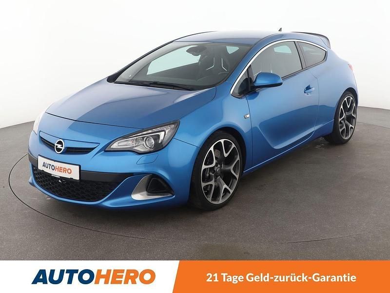 Blau Gebraucht 2014 Opel Astra GTC OPC Coupé | 15.430 € - Bild 1/3