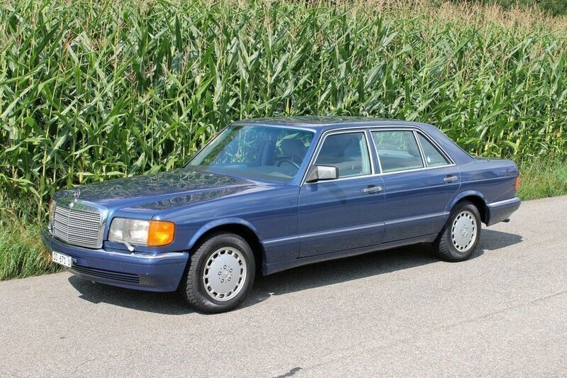 Blau Gebraucht 1985 Mercedes 500 Limousine | 29.000 € - Bild 1/4