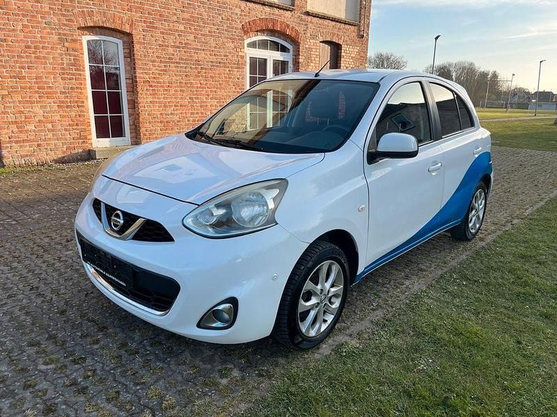 Weiß Gebraucht 2014 Nissan Micra Acenta Kleinwagen | 3.990 € (Fairer Preis) - Bild 1/4