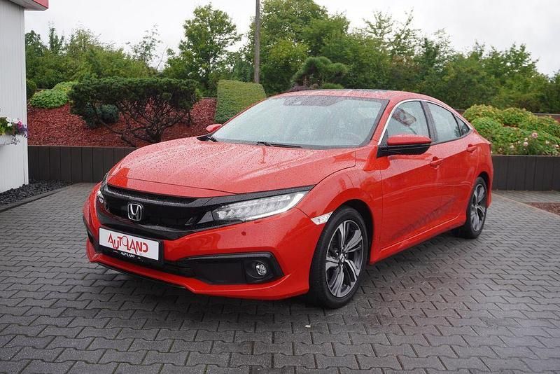 Rallye red Gebraucht 2020 Honda Civic Executive Limousine | 22.890 € (Fairer Preis) - Bild 1/4