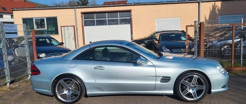Gebraucht Mercedes SL500 AMG 306 PS (225 kW) 2003 Silber Cabrio