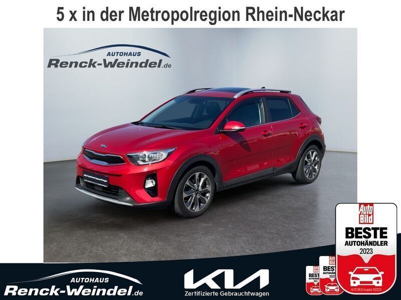 Beg) signalrot met. (rot Gebraucht 2019 Kia Stonic Platinum Edition SUV | 18.489 € (Teuer) - Bild 1/4