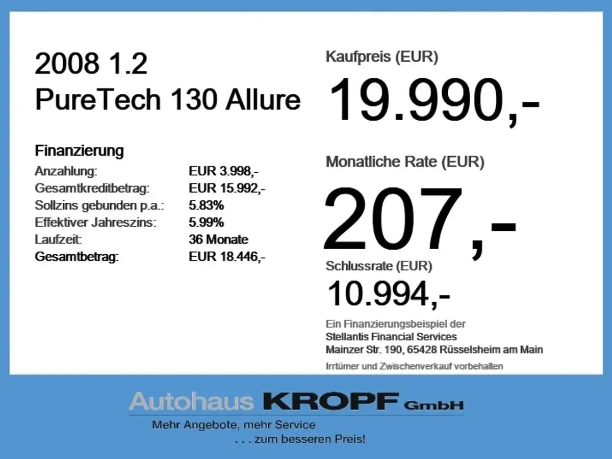Gebraucht Peugeot 2008 Allure 131 PS (96 kW) 2024 Lackierung elixierrot/typ ver SUV