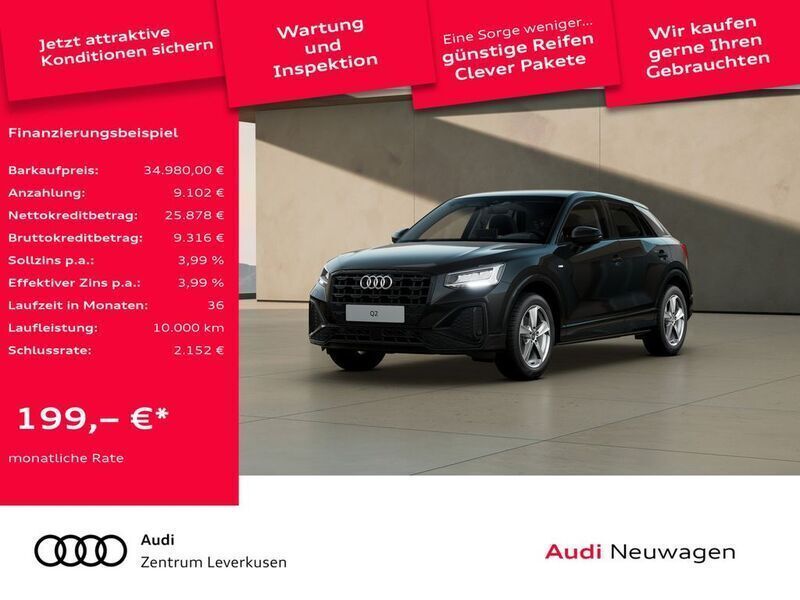 Pfeilgrau Neu 2025 Audi Q2 S-Line SUV | 34.980 € (Superpreis) - Bild 1/4